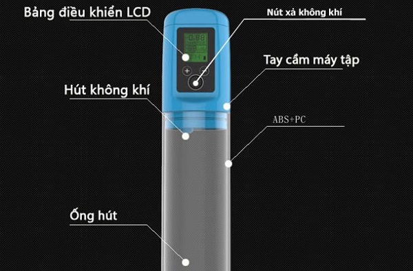 Máy tập hỗ trợ tăng kích thước nam giới