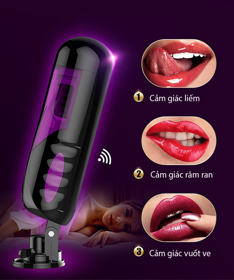 Siêu Phẩm hít tường Telescopic Sweetheart II - Đa chế độ Rung - Có Âm Thanh Siêu Phẩm hít tường Telescopic Sweetheart II - Đa chế độ Rung - Có Âm Thanh
