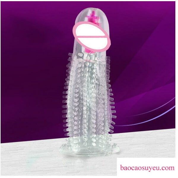 Bao cao su đôn dên silicone giúp quý ông sở hữu dương vật to khủng khi kéo dài thêm 5cm Bao cao su đôn dên silicone giúp quý ông sở hữu dương vật to khủng khi kéo dài thêm 5cm