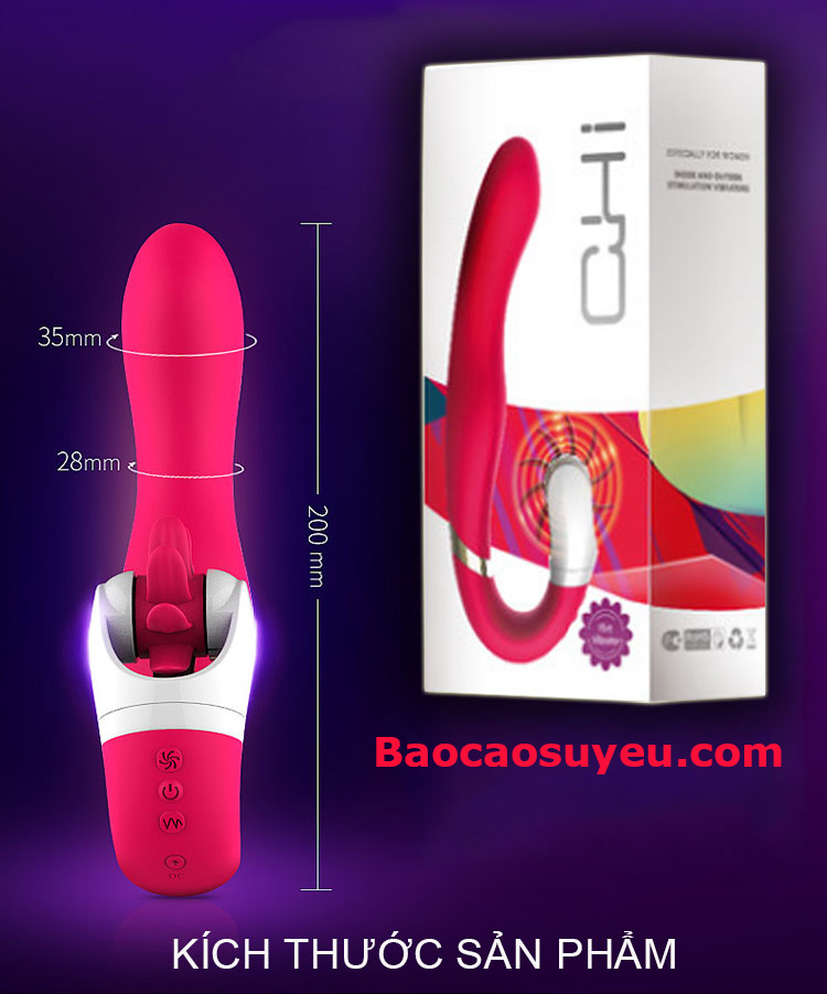 Kích thước chày rung liếm âm đạo của Nhật
