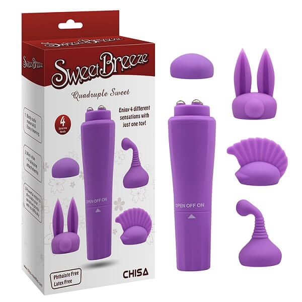 Máy Rung Mini 3 Đầu Chisa Sweet