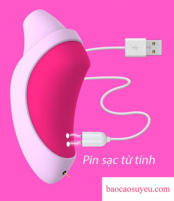 Tiết kiệm pin tối đa khi máy rung âm đạo sử dụng USB từ tính giúp nàng thỏa mãn nhu cầu mọi lúc 