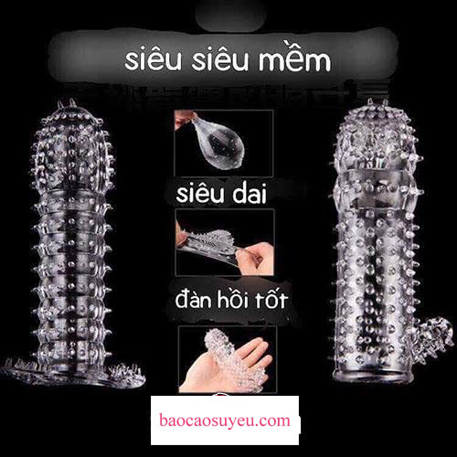 Bao cao su đôn dên siêu gai kích thích ( có hình ảnh chi tiết)