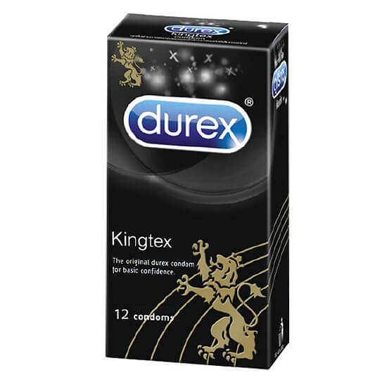 Bao cao su Durex Kingtex là bao cao su phổ biến với thiết kế tiêu chuẩn vừa vặn Bao cao su Durex Kingtex là bao cao su phổ biến với thiết kế tiêu chuẩn vừa vặn