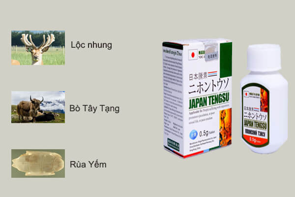 Thành phần thuốc cường dương japan tengsu Thành phần thuốc cường dương japan tengsu
