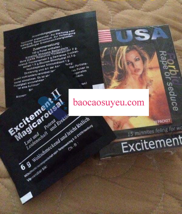 Thuốc kích dục nữ dạng bột excitement II cao cấp Thuốc kích dục nữ dạng bột excitement II cao cấp