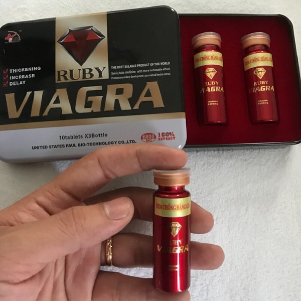 Thuốc cường dương thảo dược Ruby  USA điều trị xuất tinh sớm