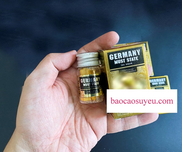 Cường dương Germany Must State hỗ trợ sinh lý nam chính hãng