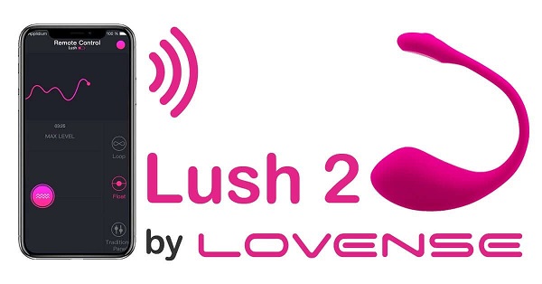 Trứng rung không dây Lovense Lush điều khiển bằng điện thoại Trứng rung không dây Lovense Lush điều khiển bằng điện thoại