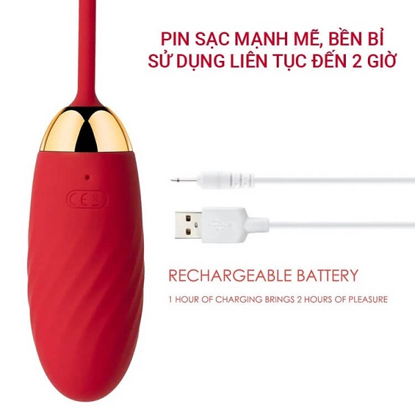 Trứng rung cao cấp điều khiển qua app Svakom Ella Trứng rung cao cấp điều khiển qua app Svakom Ella