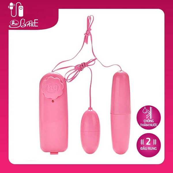 Sextoy trứng rung tình yêu 2 đầu hỏa tiễn giá rẻ cấu tạo từ nhựa an toàn cho người dùng Sextoy trứng rung tình yêu 2 đầu hỏa tiễn giá rẻ cấu tạo từ nhựa an toàn cho người dùng