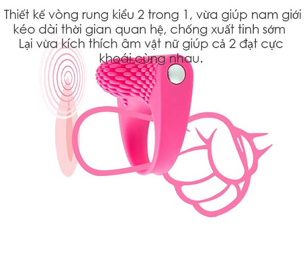 Vòng đeo dương vật cao cấp nhiều chức năng